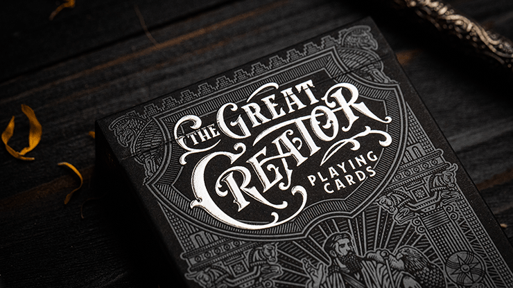 PlayingCardDecks.com-The Great Creator Foil Playing Cards 2 Deck Set TPCC