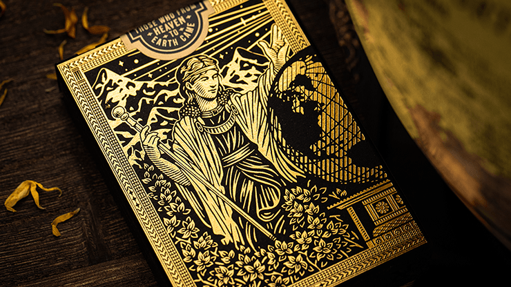 PlayingCardDecks.com-The Great Creator Foil Playing Cards 2 Deck Set TPCC