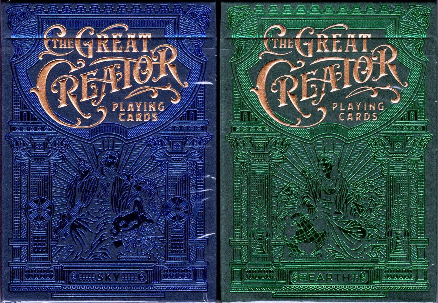 PlayingCardDecks.com-The Great Creator Playing Cards 2 Deck Set TPCC
