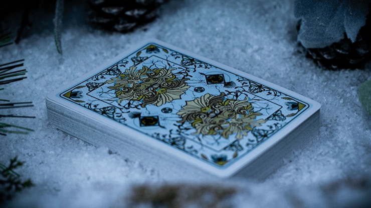 PlayingCardDecks.com-The Green Man Winter v2 Playing Cards Cartamundi