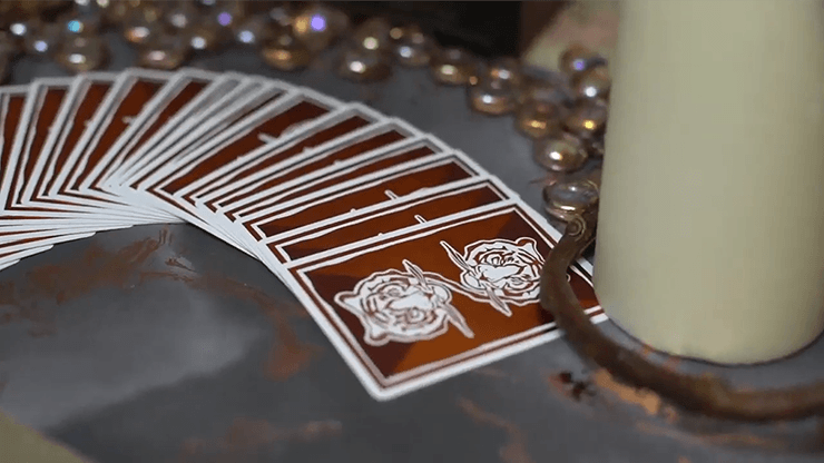 PlayingCardDecks.com-The Hidden King Copper Luxury Playing Cards TPCC