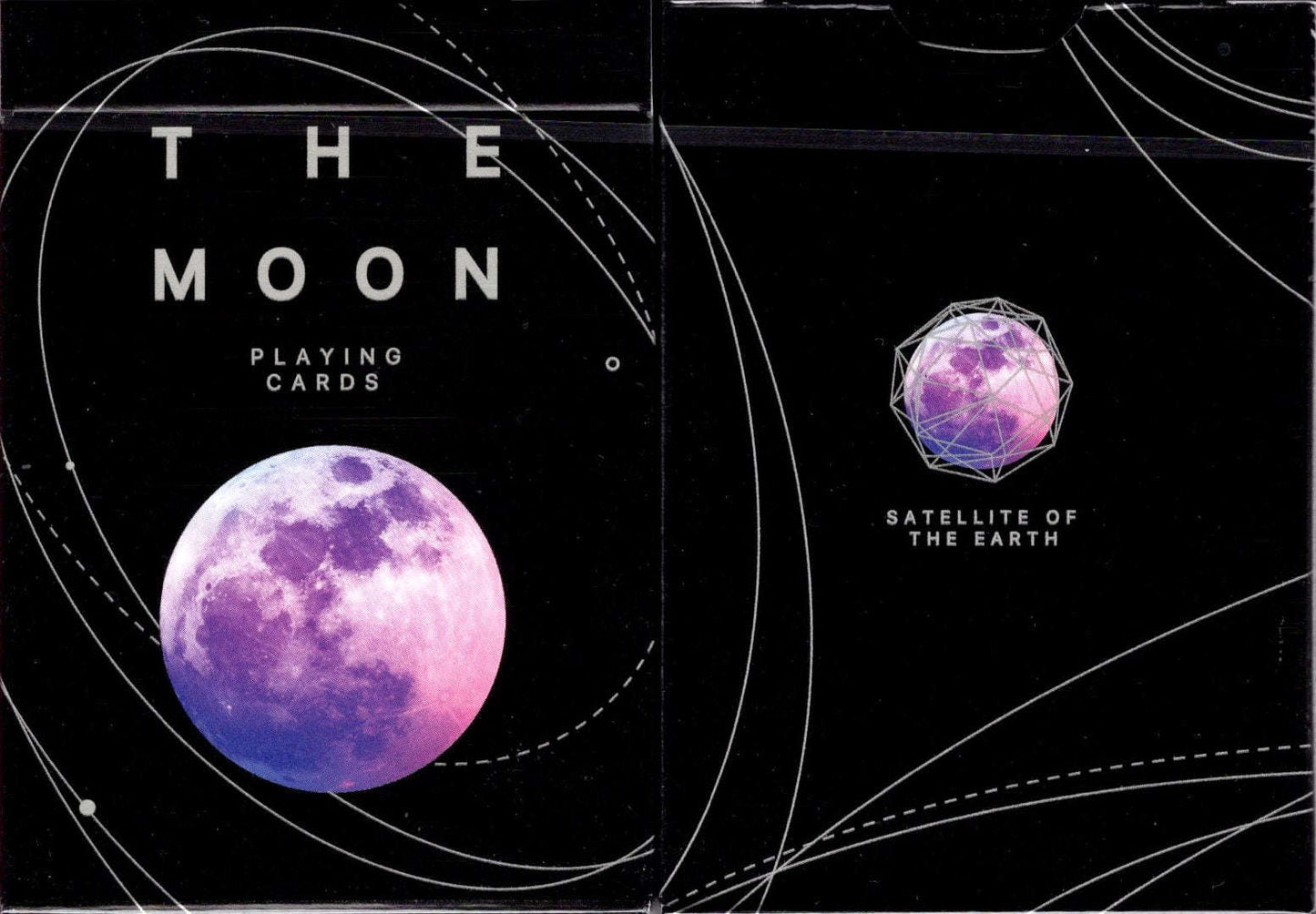 PlayingCardDecks.com-The Moon Purple Cardistry Cards Poker Size Deck USPCC