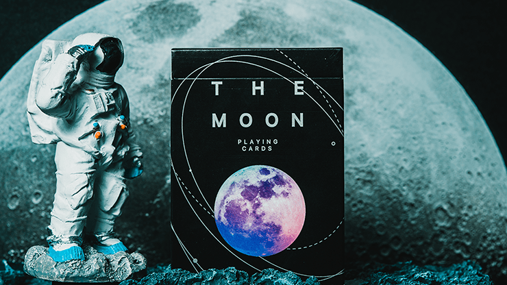PlayingCardDecks.com-The Moon Purple Cardistry Cards Poker Size Deck USPCC