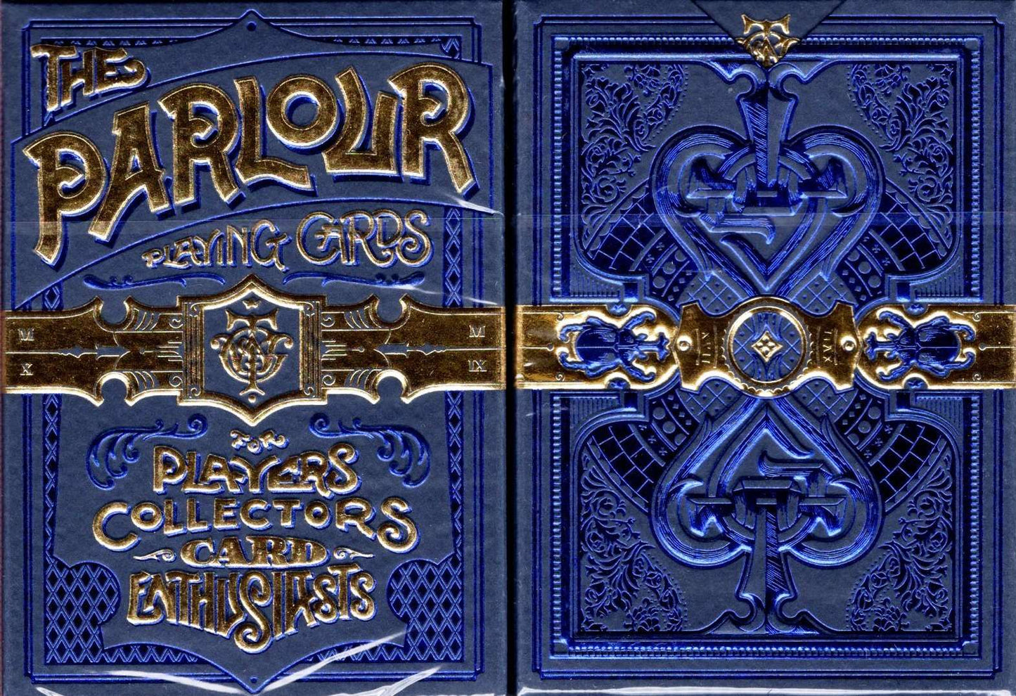 PlayingCardDecks.com-The Parlour Playing Cards Cartamundi: Blue