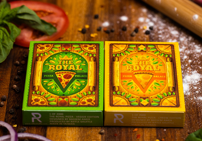 PlayingCardDecks.com-The Royal Pizza Palace 2 Deck Set TPCC