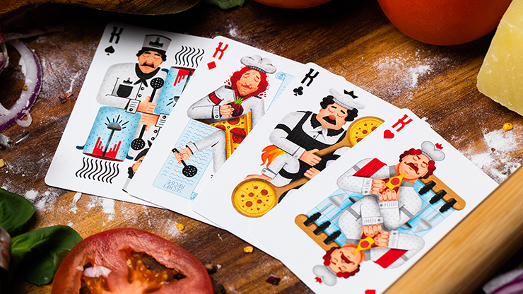 PlayingCardDecks.com-The Royal Pizza Palace 2 Deck Set TPCC