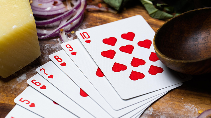 PlayingCardDecks.com-The Royal Pizza Palace 2 Deck Set TPCC