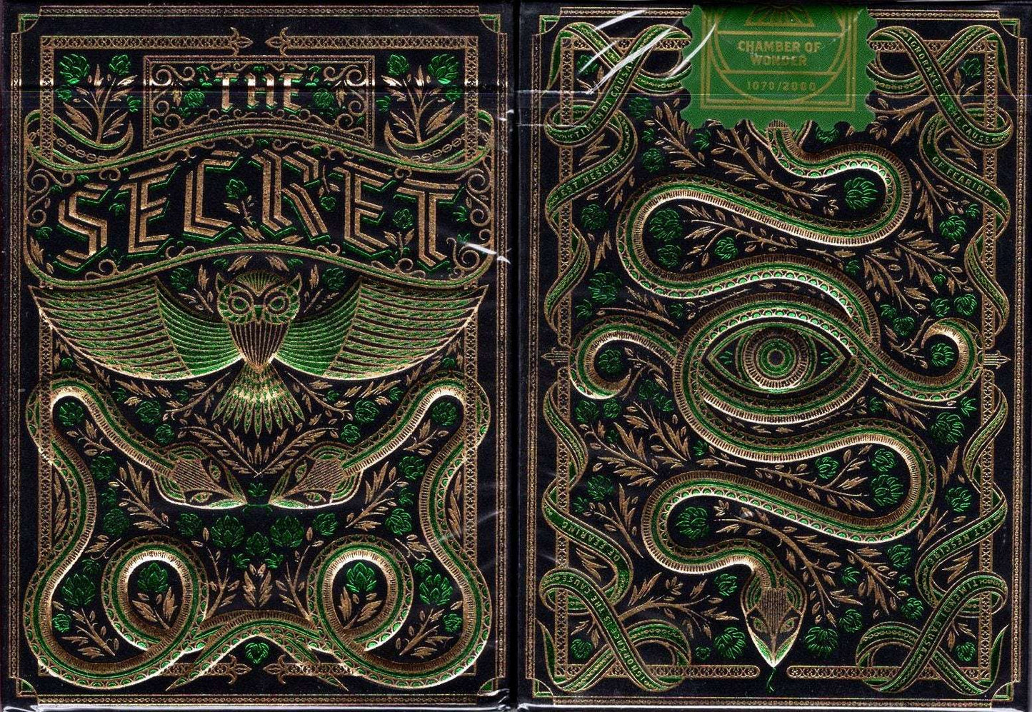 PlayingCardDecks.com-The Secret Emerald Playing Cards TWPCC