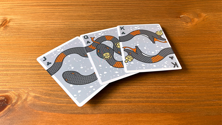 PlayingCardDecks.com-The Serpent White Playing Cards Cartamundi