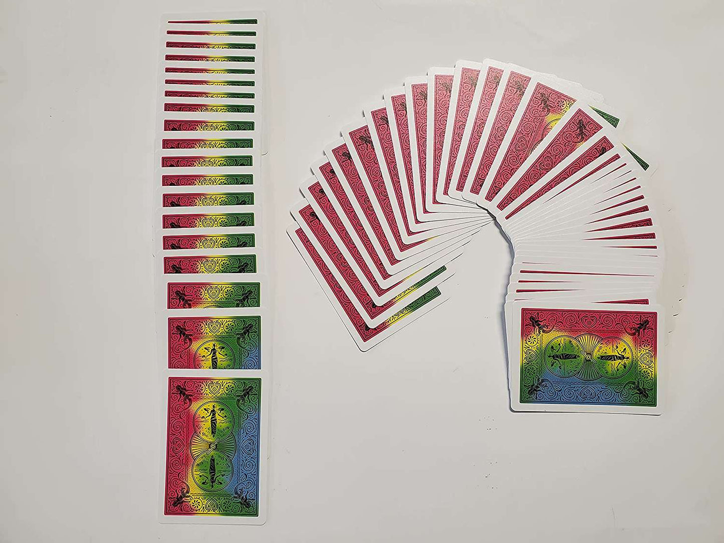 PlayingCardDecks.com-Tie Dye v3 Bicycle Playing Cards