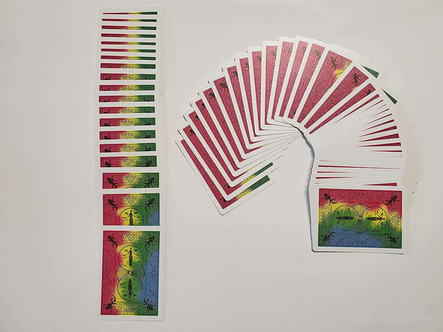PlayingCardDecks.com-Tie Dye v3 Bicycle Playing Cards