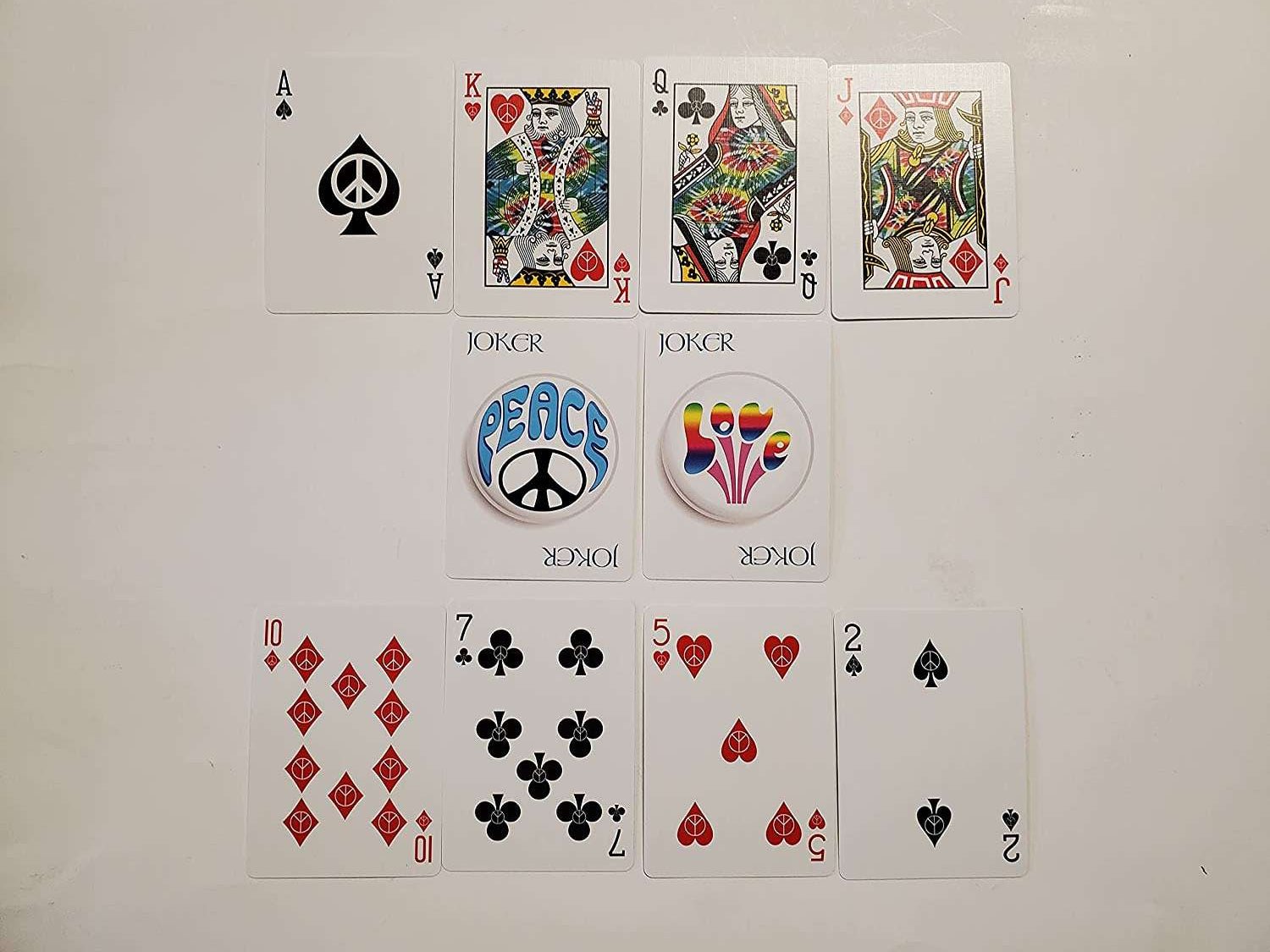 PlayingCardDecks.com-Tie Dye v3 Bicycle Playing Cards