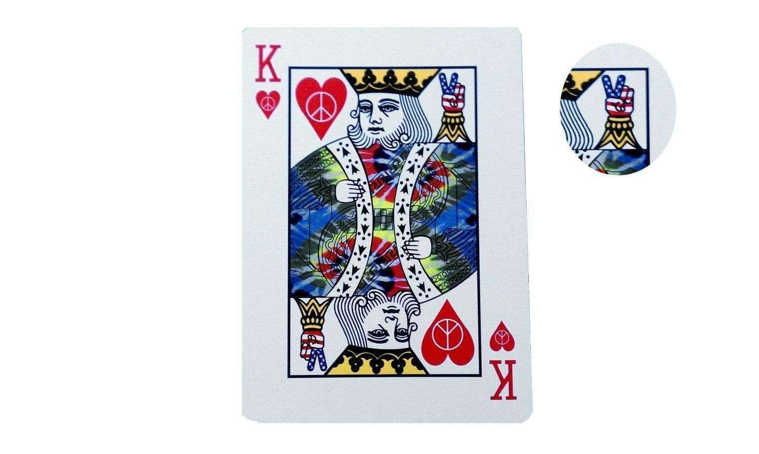 PlayingCardDecks.com-Tie Dye v4 Bicycle Playing Cards