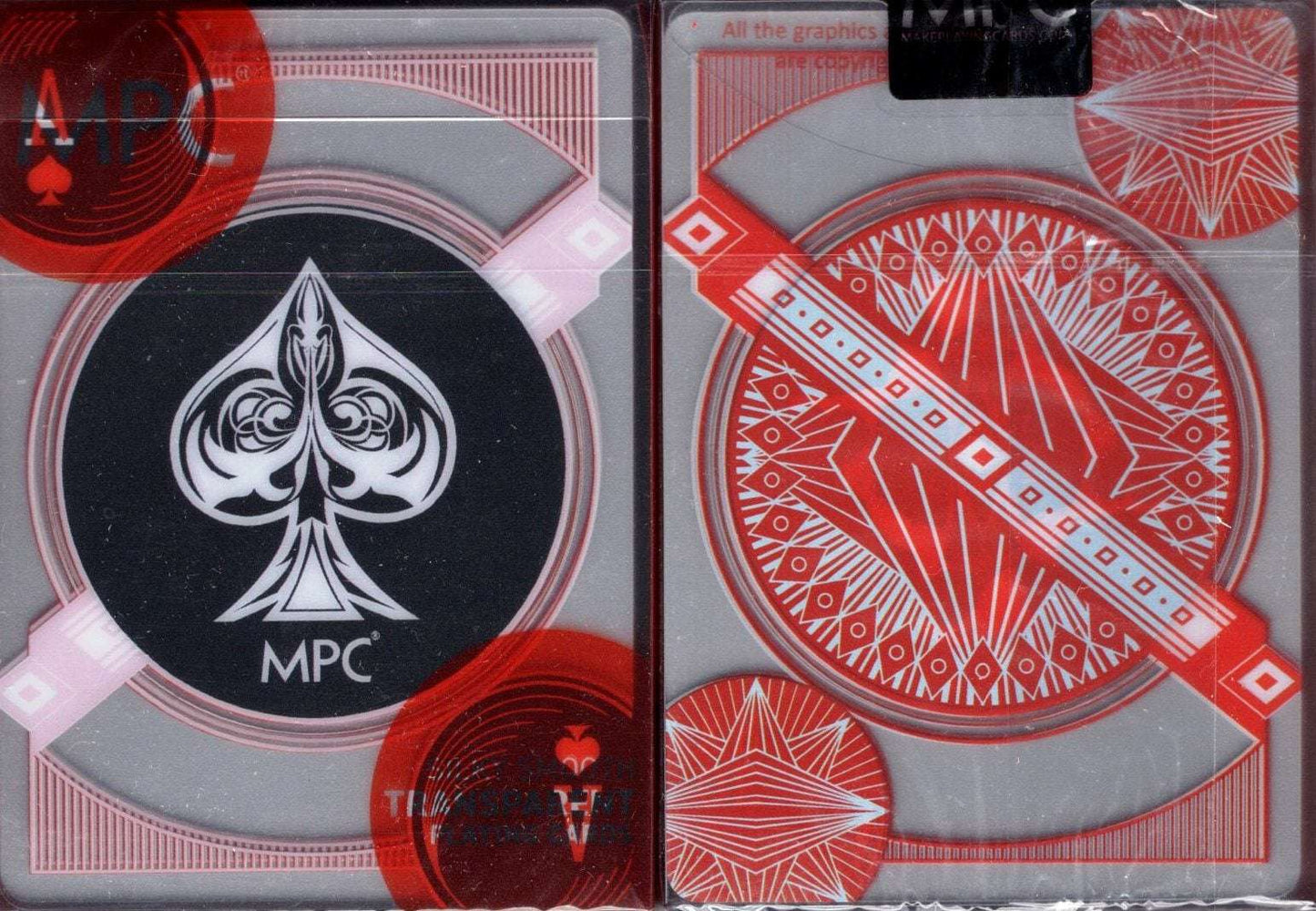 Transparent Plastic Playing Cards MPC