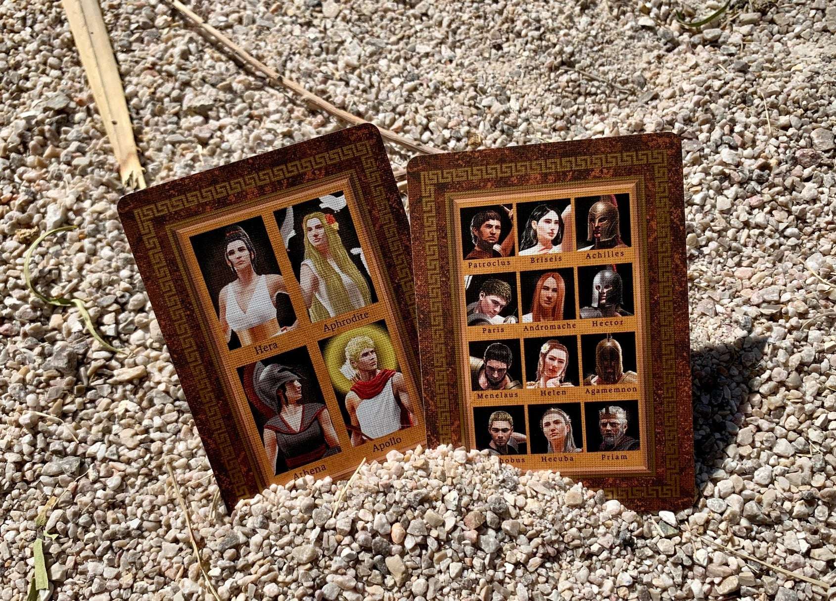 PlayingCardDecks.com-Trojan War Gilded Bicycle Playing Cards