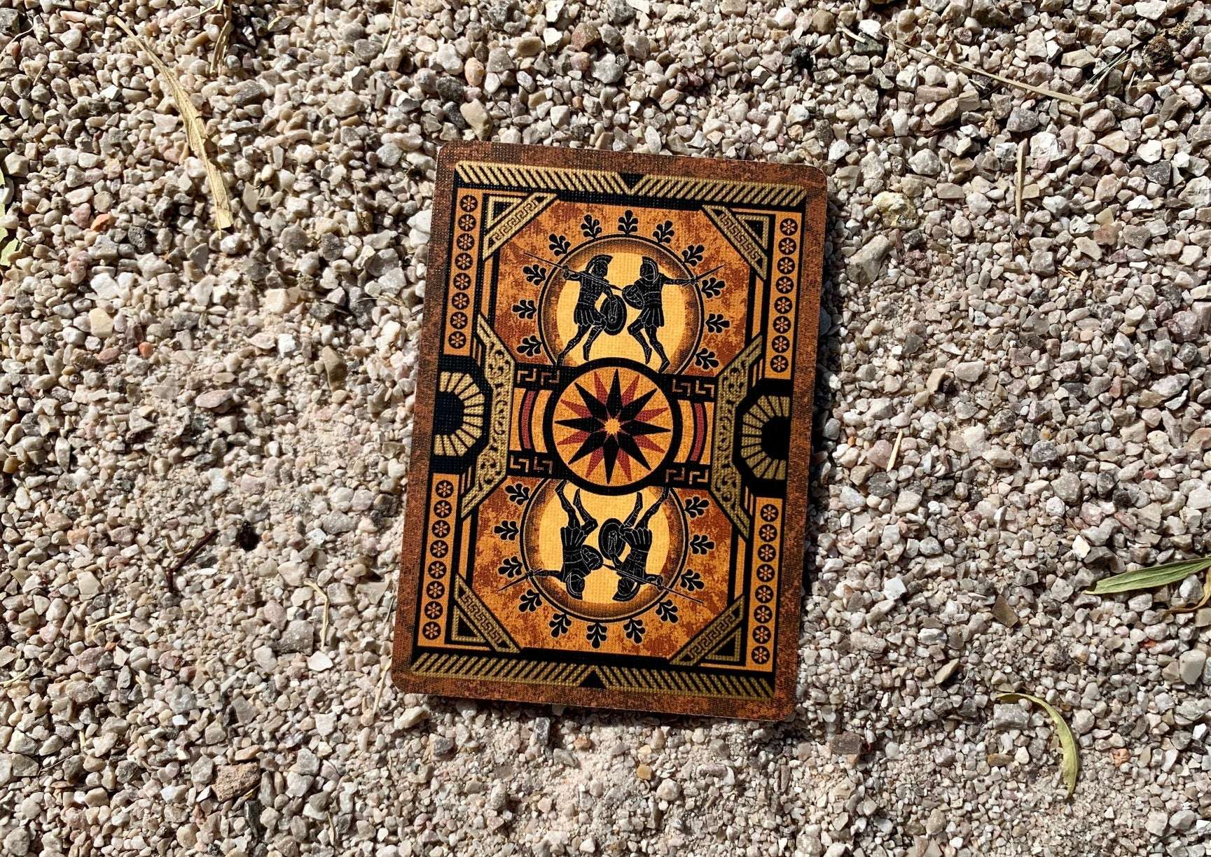 PlayingCardDecks.com-Trojan War Gilded Bicycle Playing Cards