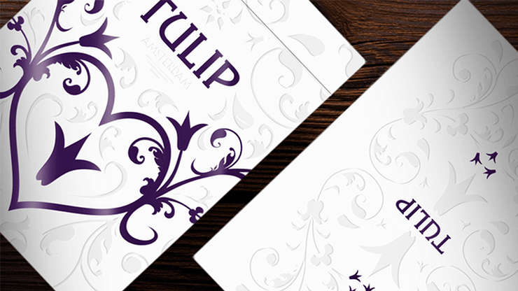 PlayingCardDecks.com-Tulip Purple Playing Cards USPCC