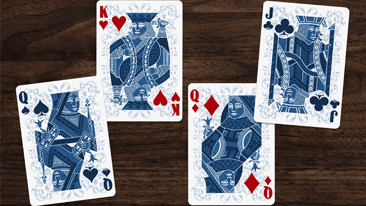 PlayingCardDecks.com-Tulip White Playing Cards LPCC