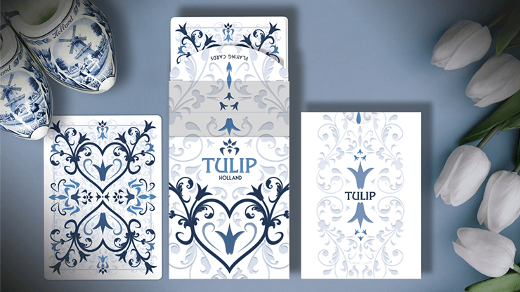PlayingCardDecks.com-Tulip White Playing Cards LPCC