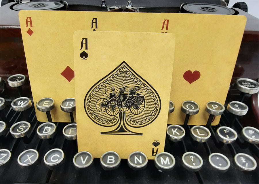PlayingCardDecks.com-Turn of the Century Automobile Bicycle Playing Cards