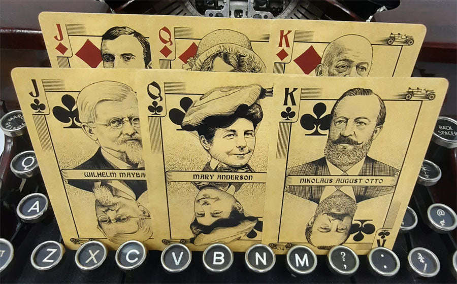 PlayingCardDecks.com-Turn of the Century Automobile Bicycle Playing Cards