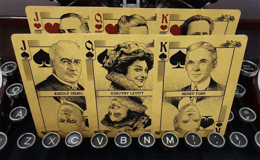 PlayingCardDecks.com-Turn of the Century Automobile Bicycle Playing Cards