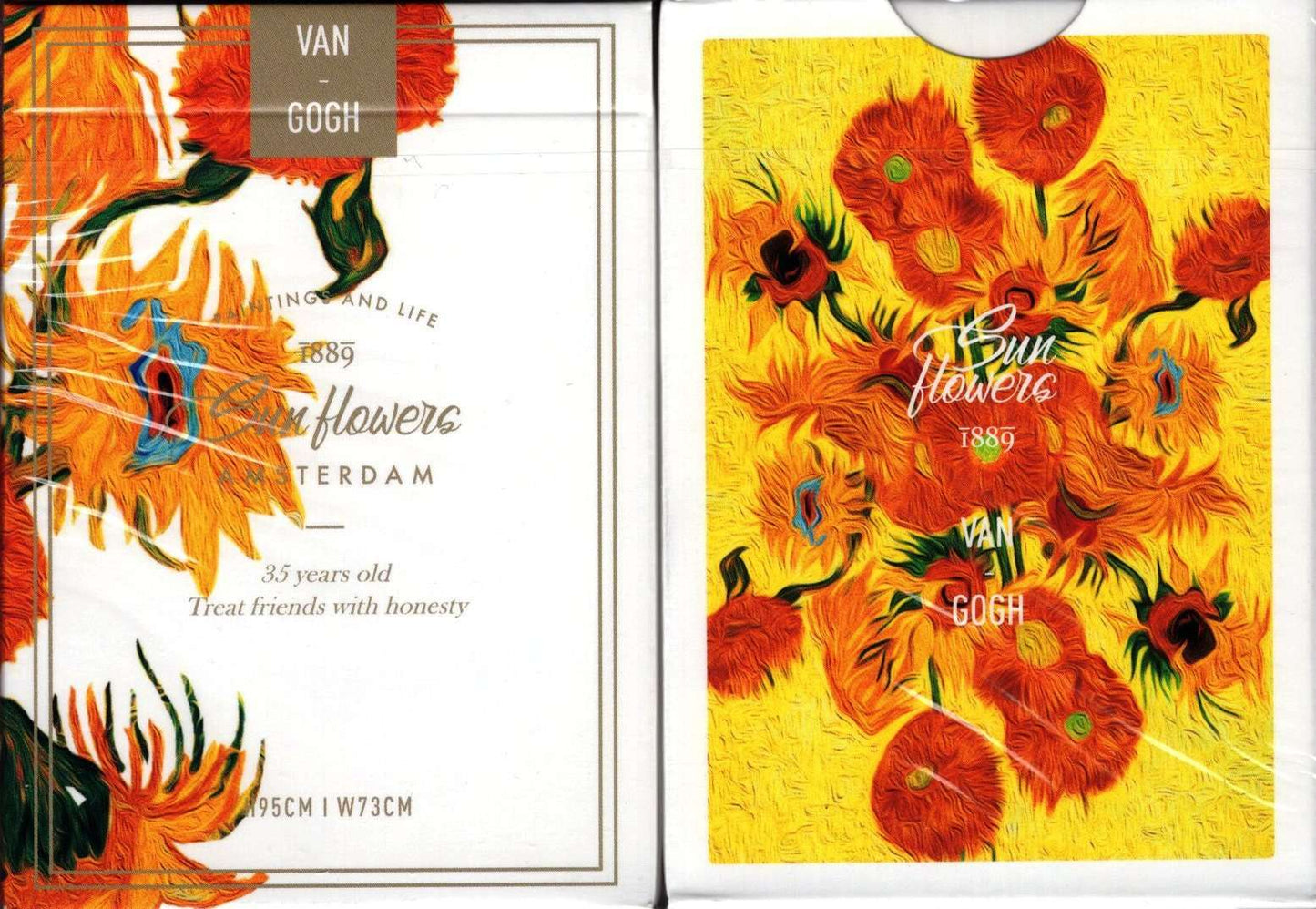 PlayingCardDecks.com-Van Gogh Sunflowers Playing Cards USPCC