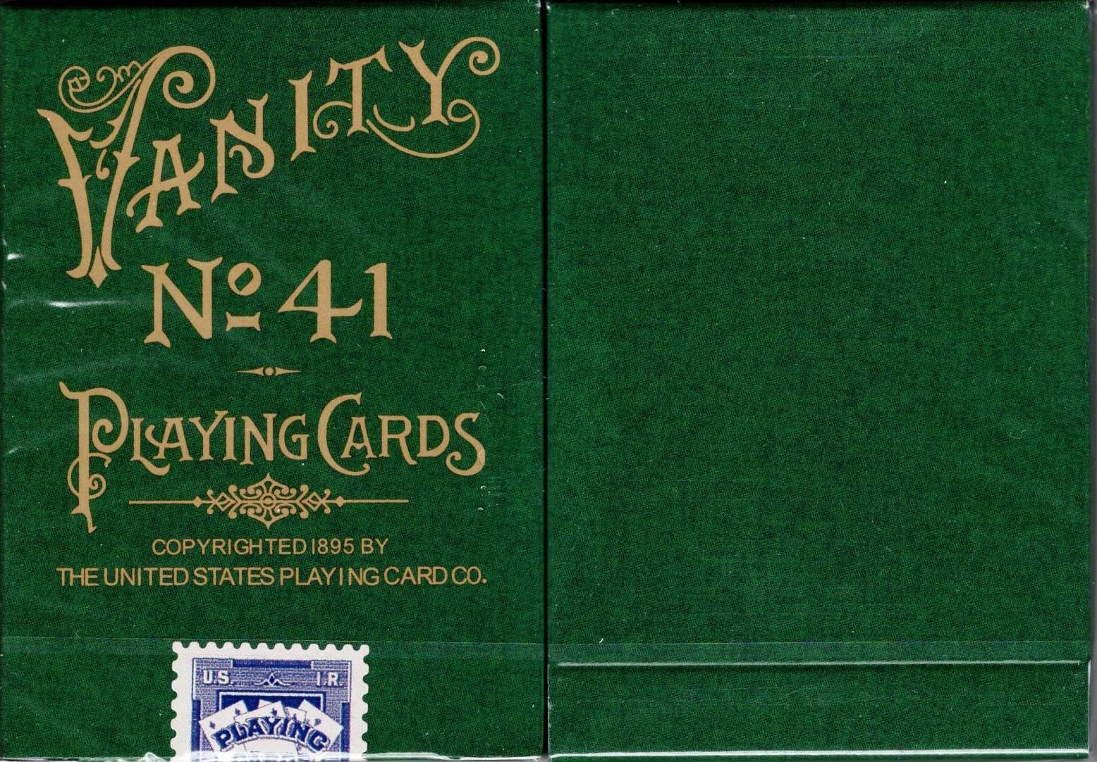 PlayingCardDecks.com-Vanity Reproduction Gilded Playing Cards USPCC: Clown Back (Green)