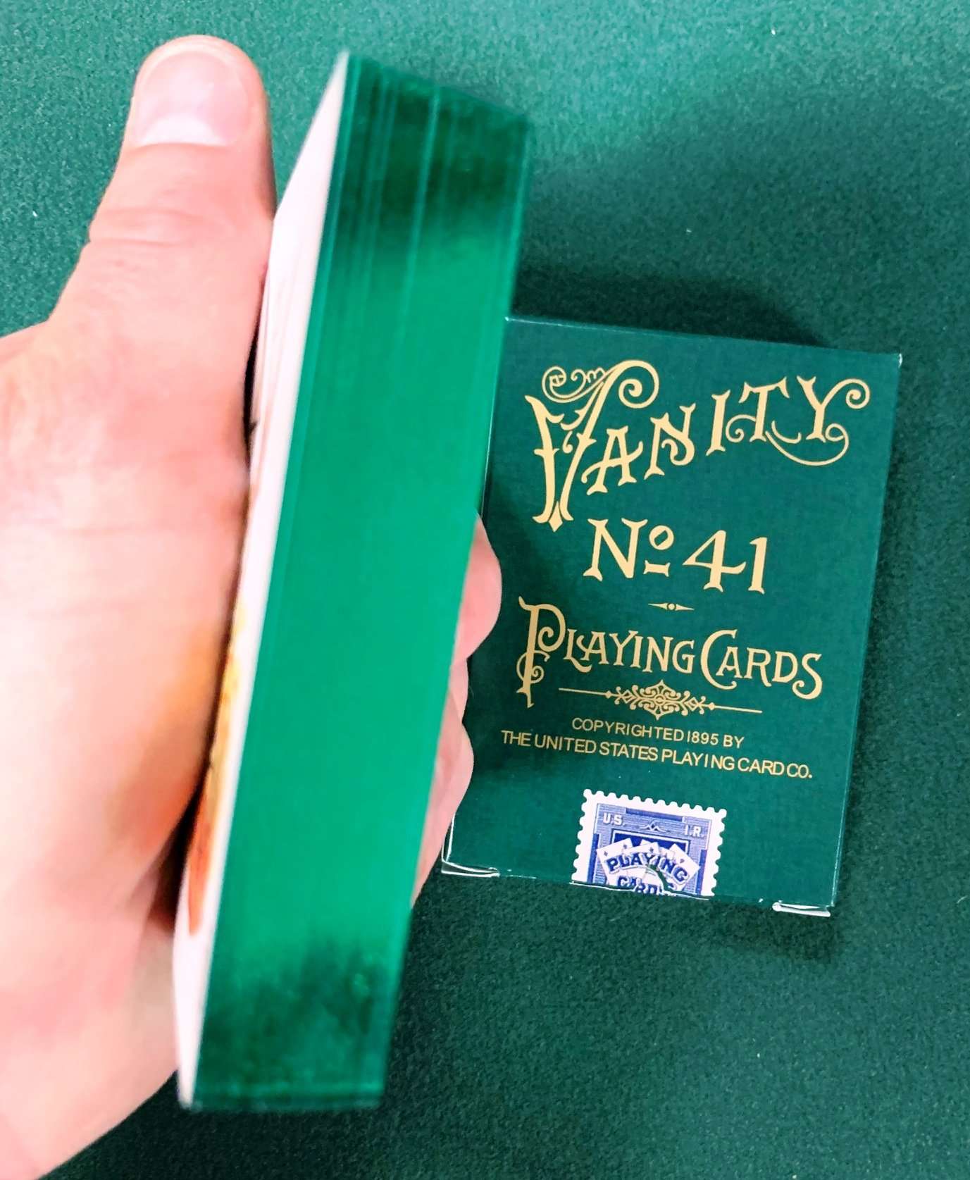 PlayingCardDecks.com-Vanity Reproduction Gilded Playing Cards USPCC