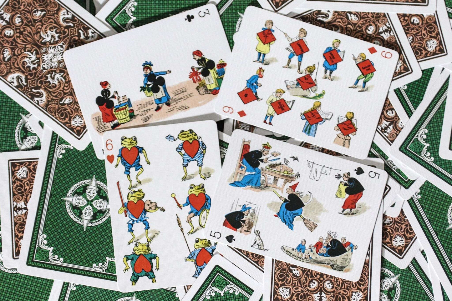 PlayingCardDecks.com-Vanity Reproduction Gilded Playing Cards USPCC