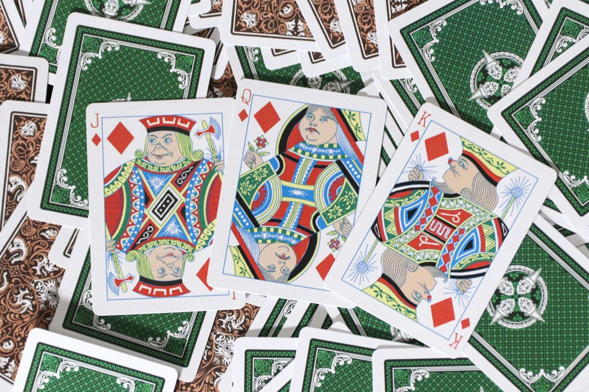 PlayingCardDecks.com-Vanity Reproduction Gilded Playing Cards USPCC