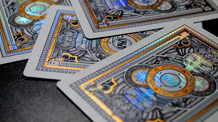 PlayingCardDecks.com-Vegas Gold Diffractor Playing Cards VXD