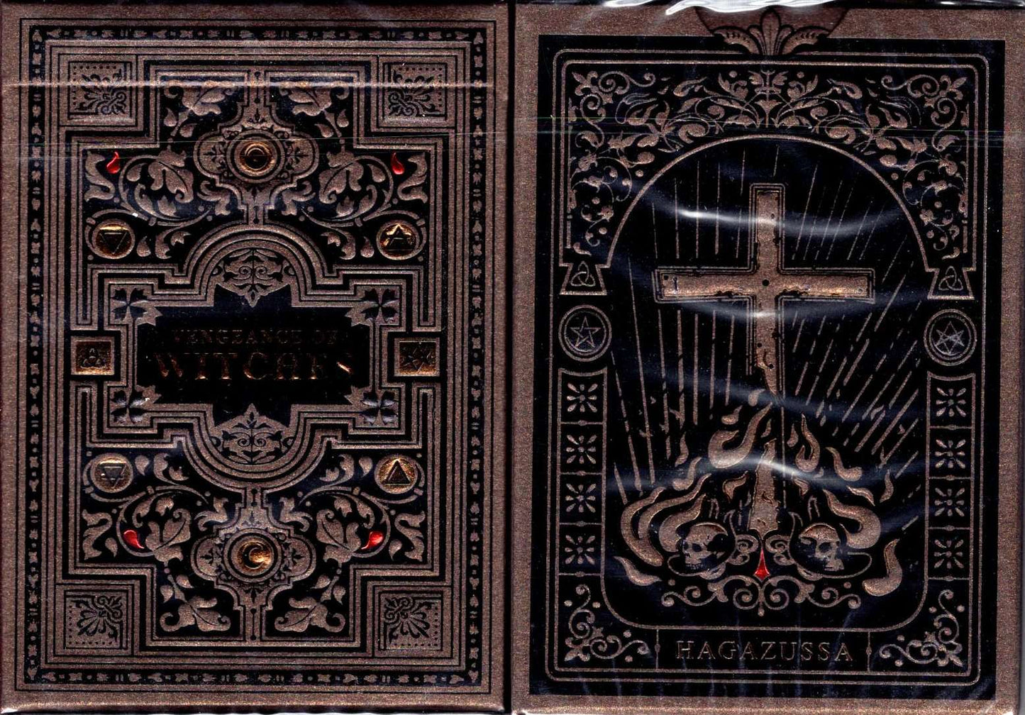 PlayingCardDecks.com-Vengeance of Witches Playing Cards 2 Deck Set NPCC