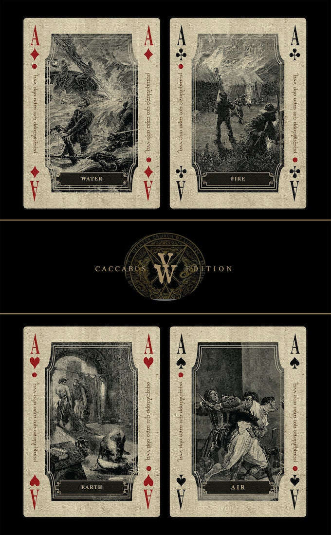 PlayingCardDecks.com-Vengeance of Witches Playing Cards 2 Deck Set NPCC