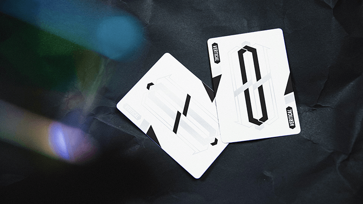 PlayingCardDecks.com-Vertical Black Playing Cards TWPCC