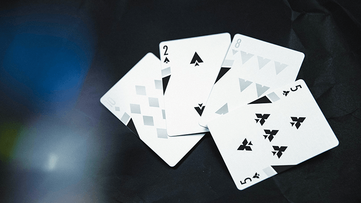 PlayingCardDecks.com-Vertical Black Playing Cards TWPCC
