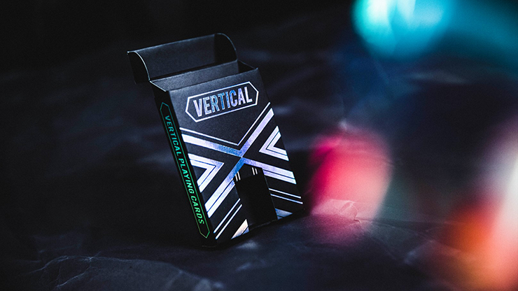 PlayingCardDecks.com-Vertical Black Playing Cards TWPCC