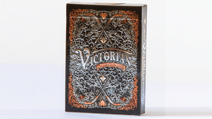 PlayingCardDecks.com-Victorian Obsidian Playing Cards NPCC