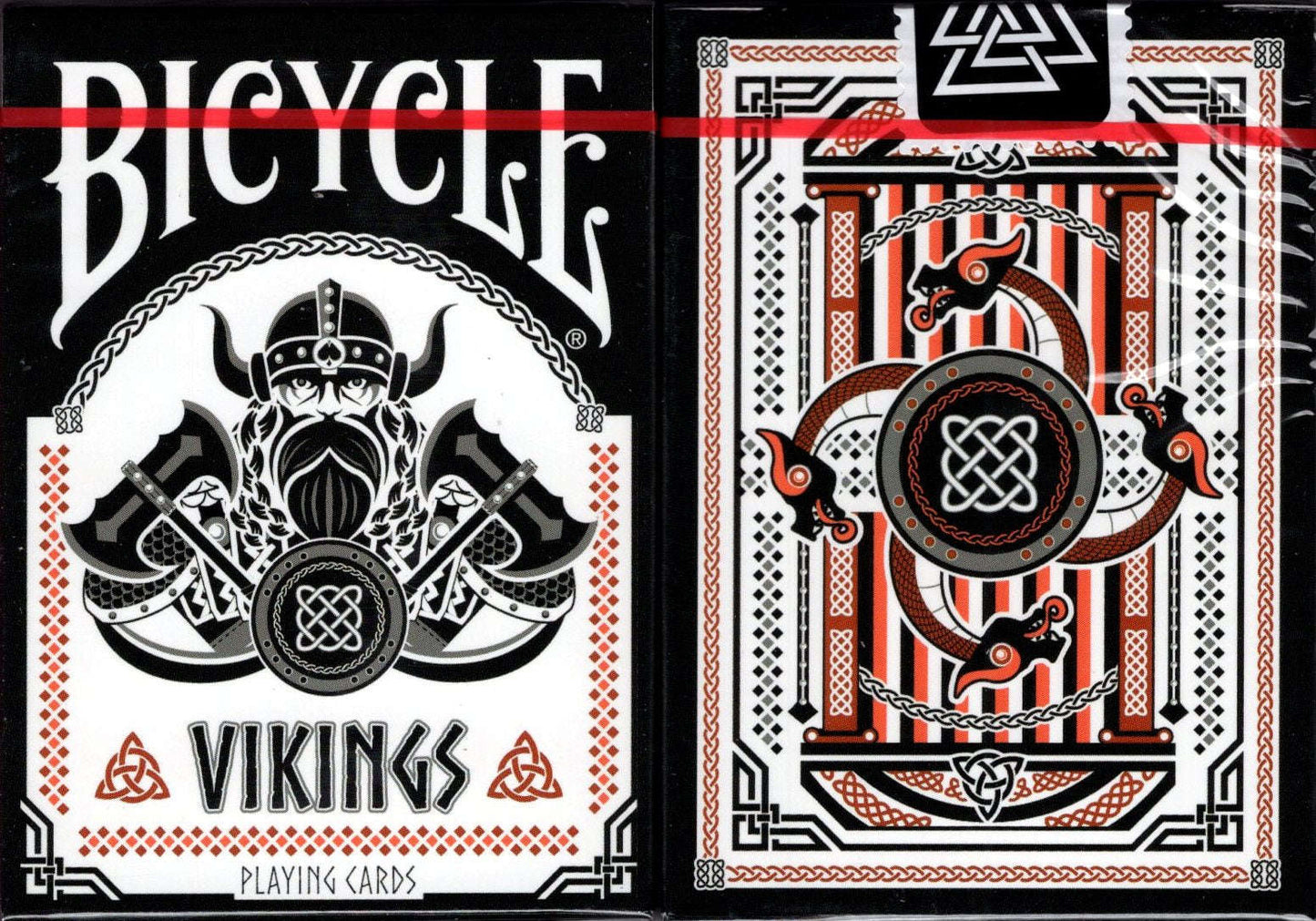 PlayingCardDecks.com-Vikings Stripper Bicycle Playing Cards