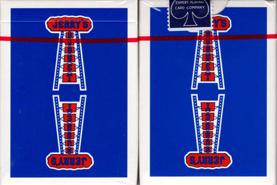 PlayingCardDecks.com-Vintage Feel Jerry's Nugget Blue Playing Cards EPCC