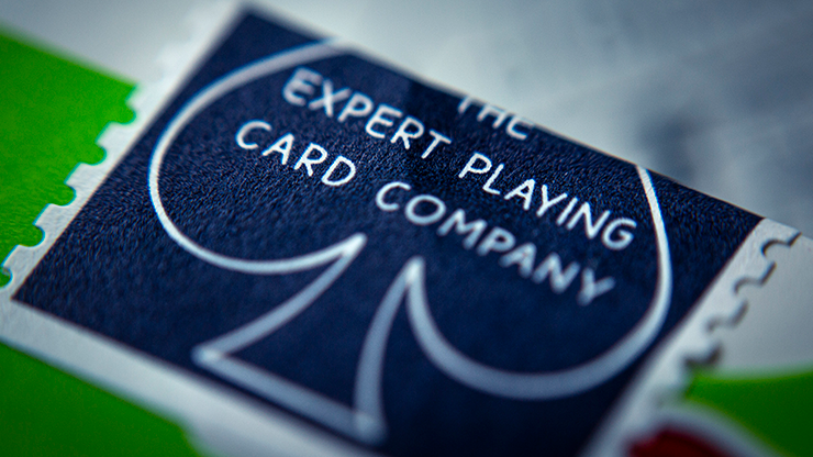 PlayingCardDecks.com-Vintage Feel Jerry's Nugget Green Playing Cards Deck EPCC