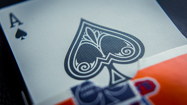 PlayingCardDecks.com-Vintage Feel Jerry's Nugget Orange Playing Cards EPCC