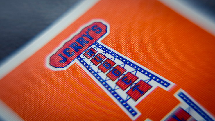 PlayingCardDecks.com-Vintage Feel Jerry's Nugget Orange Playing Cards EPCC