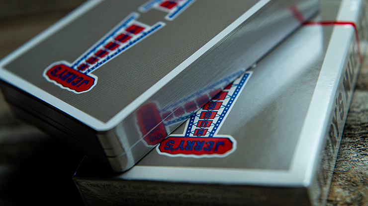 PlayingCardDecks.com-Vintage Feel Jerry's Nugget Steel Gilded Playing Cards EPCC