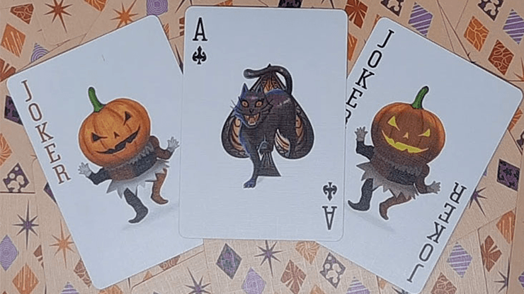 PlayingCardDecks.com-Vintage Halloween Bicycle Playing Cards