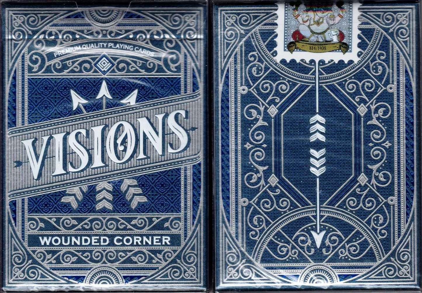 PlayingCardDecks.com-Visions Playing Cards Cartamundi: Past - Teal