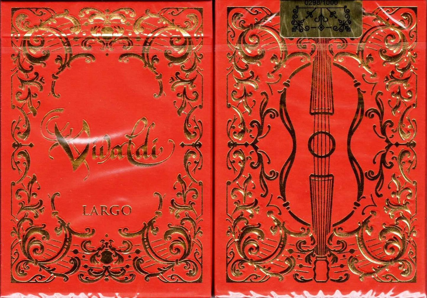 PlayingCardDecks.com-Vivaldi Playing Cards USPCC: Largo Red