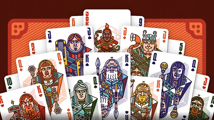 PlayingCardDecks.com-Walhalla Odin Playing Cards NPCC