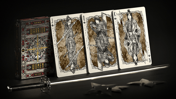 PlayingCardDecks.com-Warrior Women Playing Cards USPCC