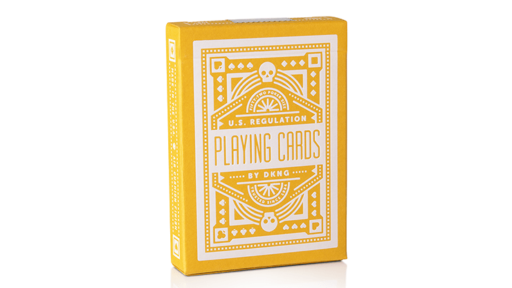 PlayingCardDecks.com-Wheel Yellow Playing Cards USPCC